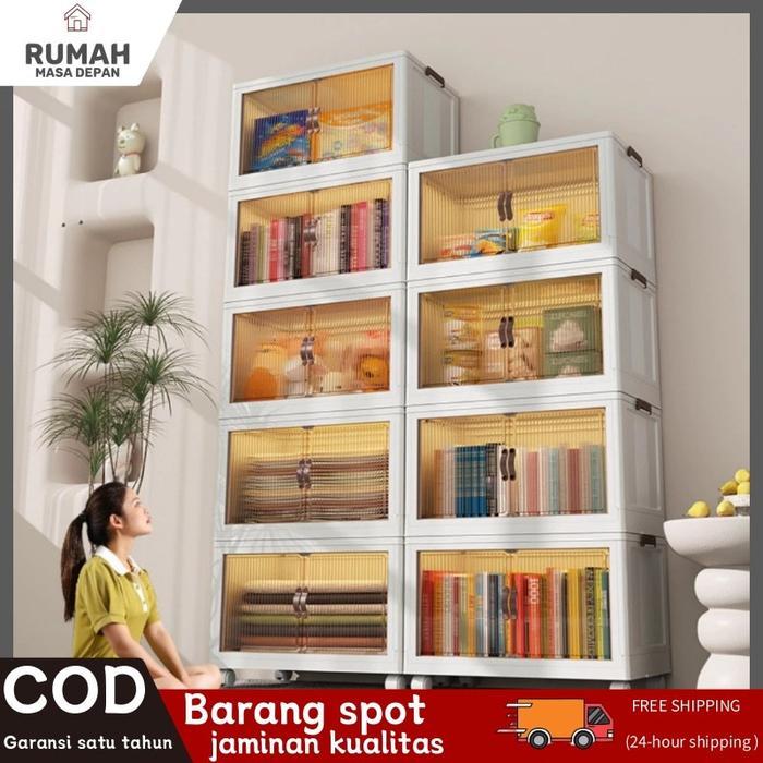kotak penyimpanan baju serbaguna box baju kotak penyimpanan lemari plastik estetik tempat baju kotak