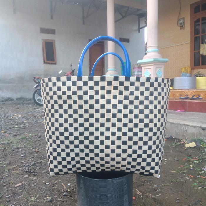 tas super jumbo tas belanja tas anyaman plastik