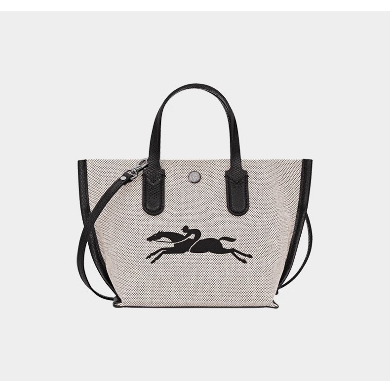 Fashion New Canvas Tote Bamboo Bags Bucket Shoulder Bag LONGCHAMP Crossbody Bags Lunch Box Bag