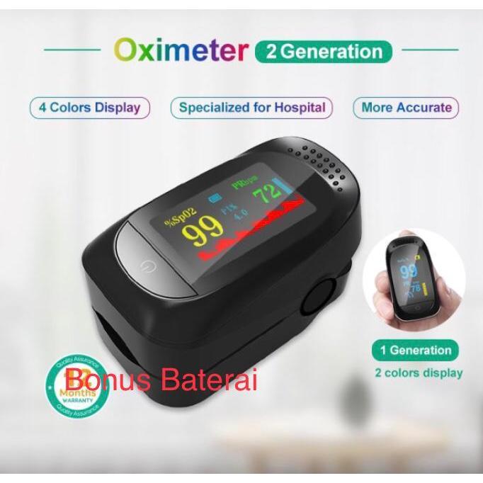 Ready MIXIO A2 Fingertip Pulse Oximeter Sp02 Saturation Monitor HD OLED