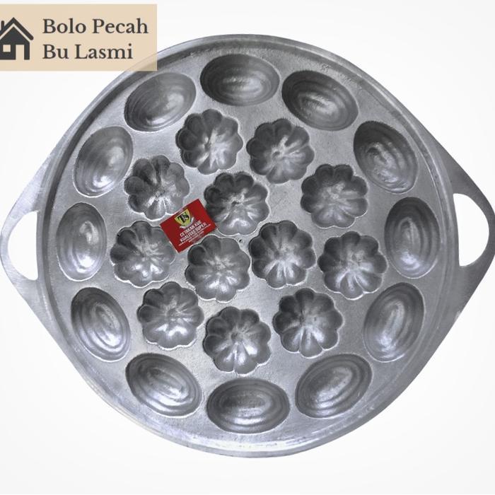 Cetakan Kue Jadul JUMBO KUWUK KETAPANG MANGGIS / Cetakan Kue Kuwuk Manggis 24 / Cetakan Kue Bolu