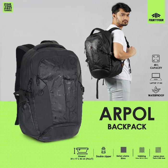 Visval Top - Tas Ransel Pria Arpol Waterproof Backpack Laptop Pria