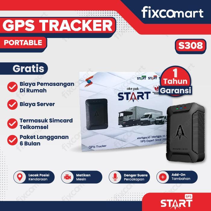 GPS Tracker Alat Pelacak Kendaraan Motor Mobil - Start GPS S308 Alat Keamanan Kendaraan Mobil Motor