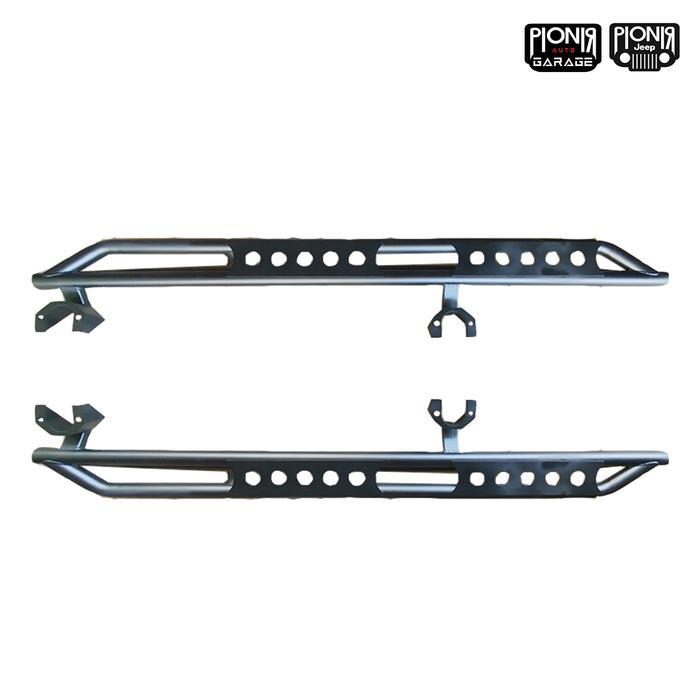 Side Step Tubular Model Smittybilt 4 Door Jeep Wrangler Rubicon JK Pijakan Kaki Model Smitybilt 4 Pi
