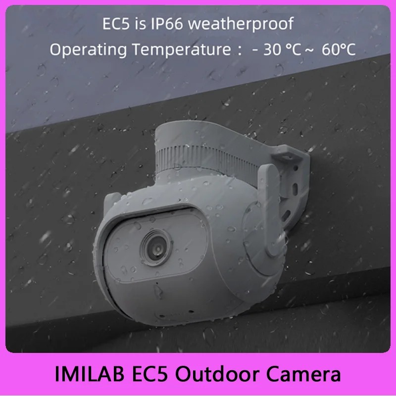 IMILAB Global Wifi Smart Outdoor Camera EC5 EC3pro 2K Video Surveillance Floodlight Night Vision 360