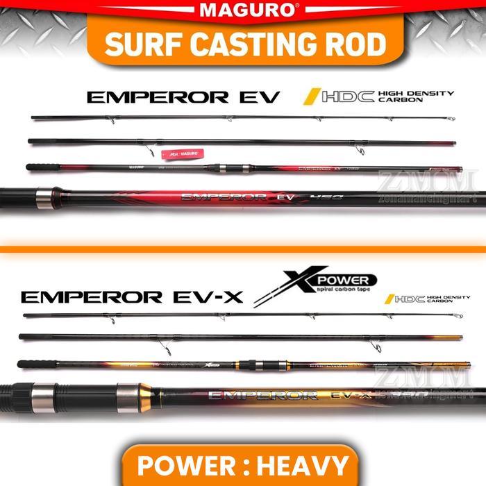 JORAN MAGURO EMPEROR EV EMPEROR EV-X POWER 390 420 450 HD CARBON SURF CASTING SAMBUNG 3 JORAN