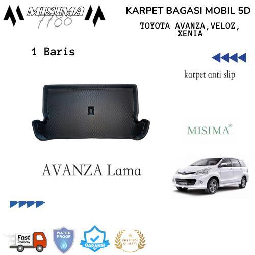 Karpet 5D Bagasi Mobil Toyota Avanza / Xenia / Veloz Untuk Tahun Lama 2005-2012 Car