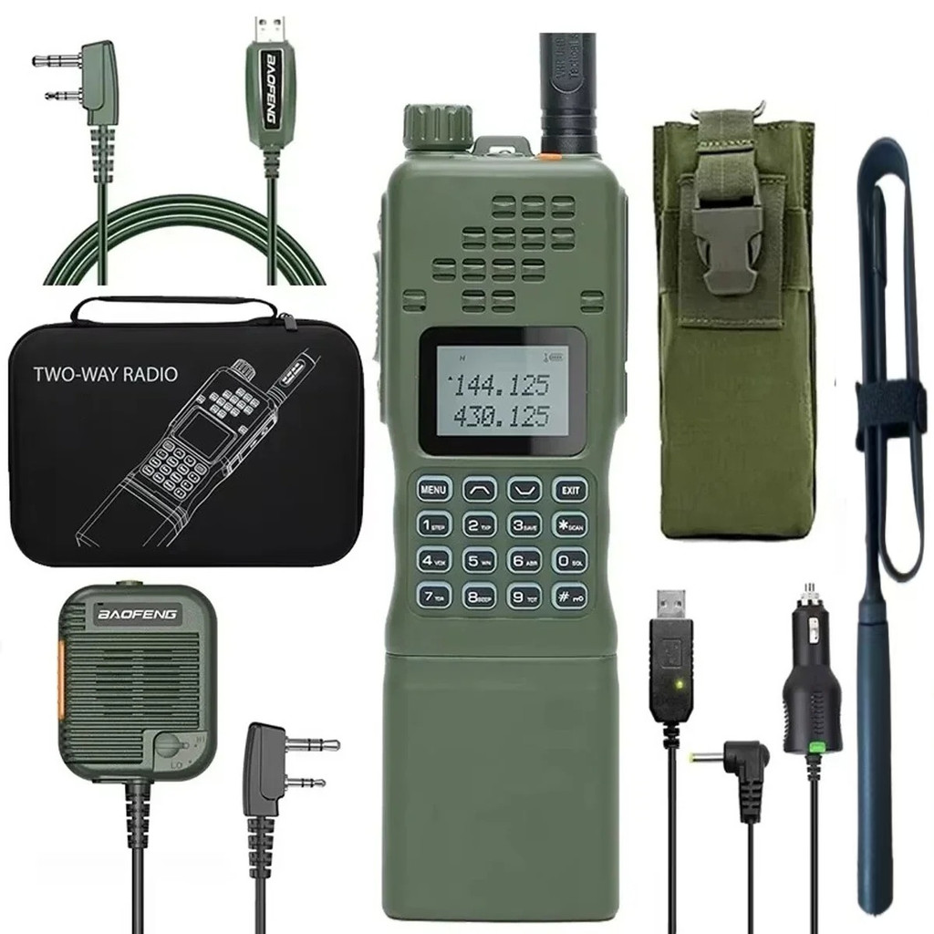 Baofeng Ar-152 15W Walkie Talkie Powerful Cb Two Way Radio 12000Mah Battery Tactial An Prc-152 Dual