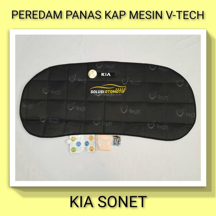 Kia Sonet Peredam Panas Kap Mesin Aksesoris Variasi Mobil Vtech Ori