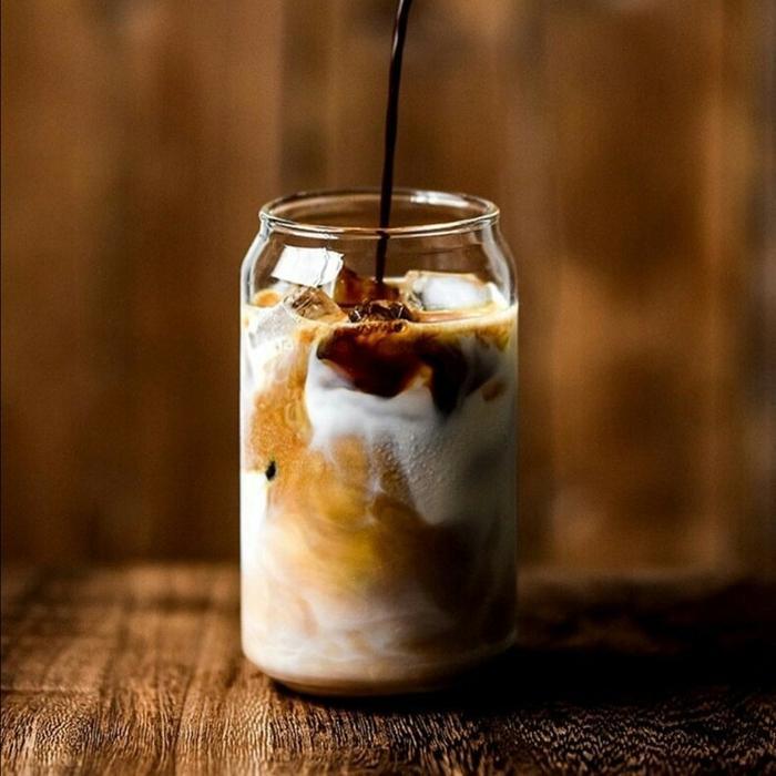 Terbaru Gelas Jus/ Gelas Can/ Gelas Model Minuman Kaleng/ Gelas Kaca/ Gelas Barang Berkualitas