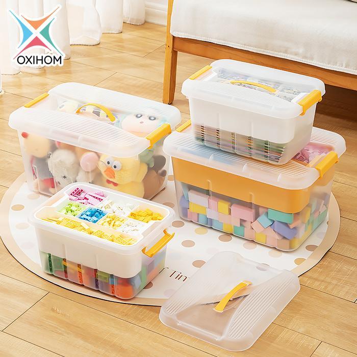 Oxihom Container Box Plastik Kotak Penyimpanan Kontainer Storage Box Mainan Pakaian