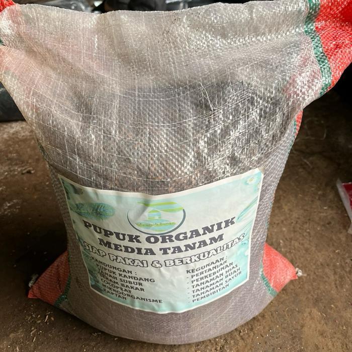 Najwa Gadget Media Tanam Organik Subur Kemasan Karung 25Kg Siap Pakai Tanah Pupuk Media Tanam