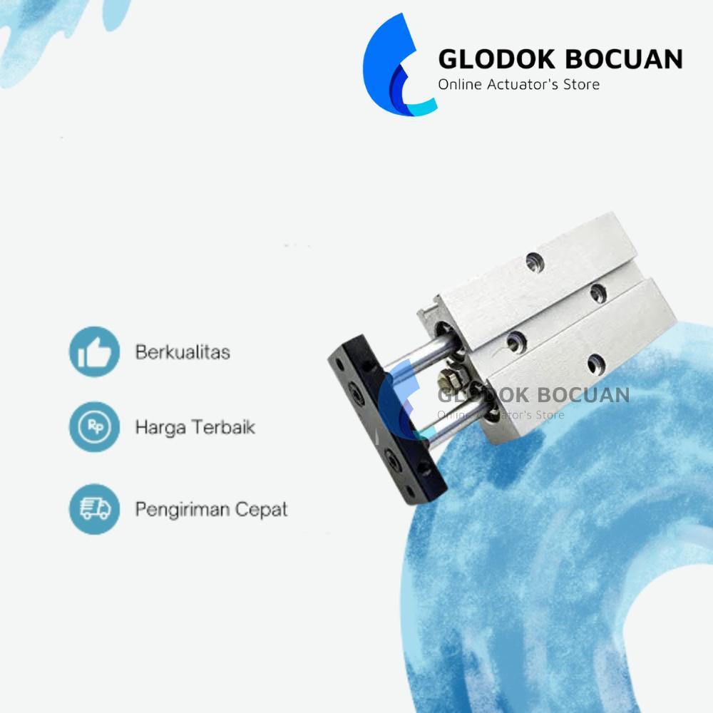 TN 25x75 Pneumatic Cylinder Twin Rod / Cylinder Pneumatic TN 25 Bore x 75 Stroke