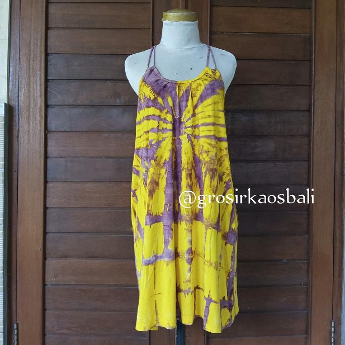 Grosirkaosbali Dress Tali Midi Bahan Kaos Jersey