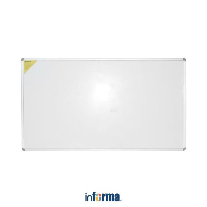 SIAPKIRIM Informa Whiteboard Gantung 180X100 cm - Putih Papan Presentasi Papan Belajar Tempel
