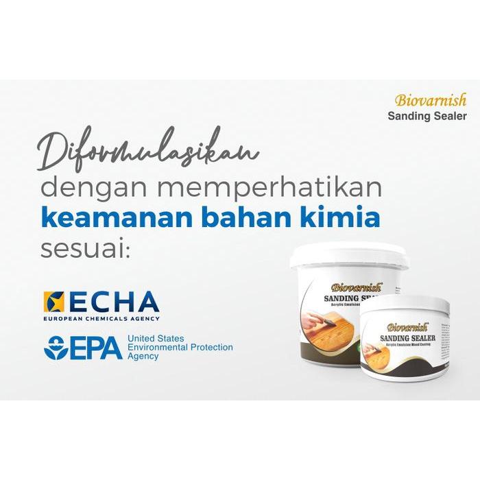 Biovarnish Sanding Sealer Can 1 Kg Murah