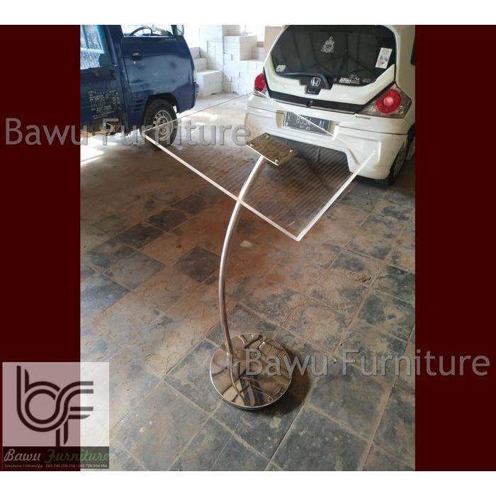 Mimbar Podium Pulpits Minimalis Gereja Zaman Now Stainless Akrilik