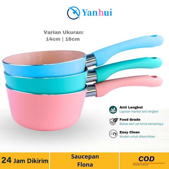 Panci Milk Pot PanciSusu Anti Lengket/Panci Mpasi Rebus Enamel