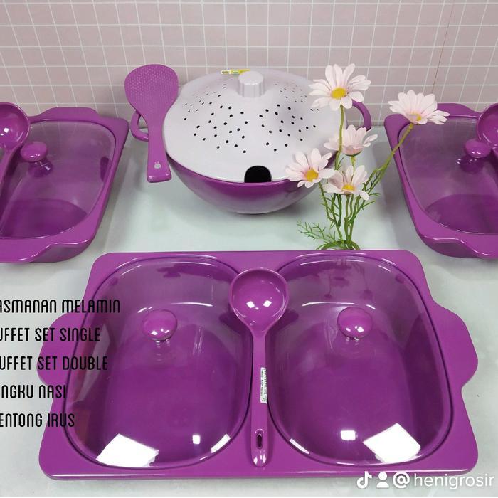 Prasmanan set melamin golden dragon