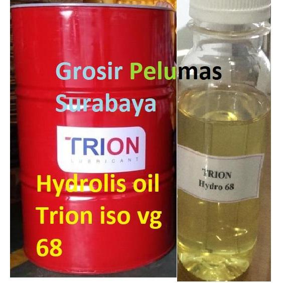 TRION HYDRAULIC ISO VG 68 OLI HYDROLIS HIDROLIS OIL HIDROLIK SAE 10 DRUM