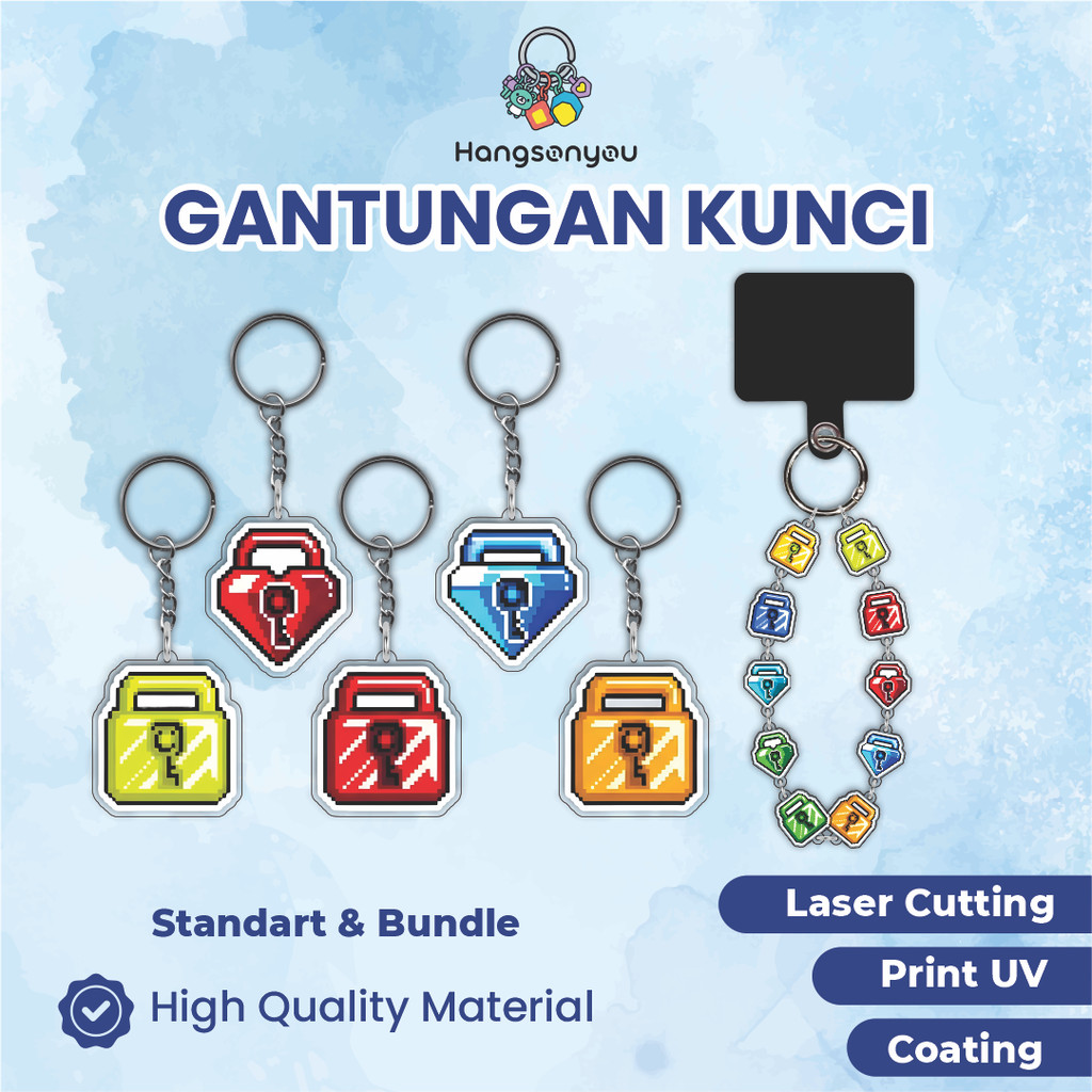 Gantungan kunci growtopia locks