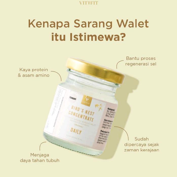 VITFORFIT DAILY STANDARD 70ml Minuman Sarang Burung Walet Birds Nest / Yanwo
