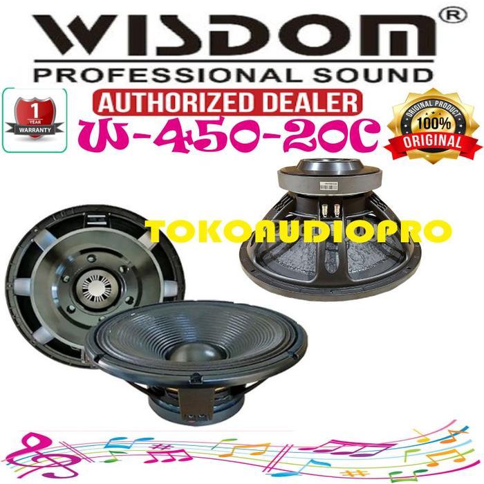 Component Speaker Wisdom W45020C Speaker Component Original W-45020C W450-20C Co