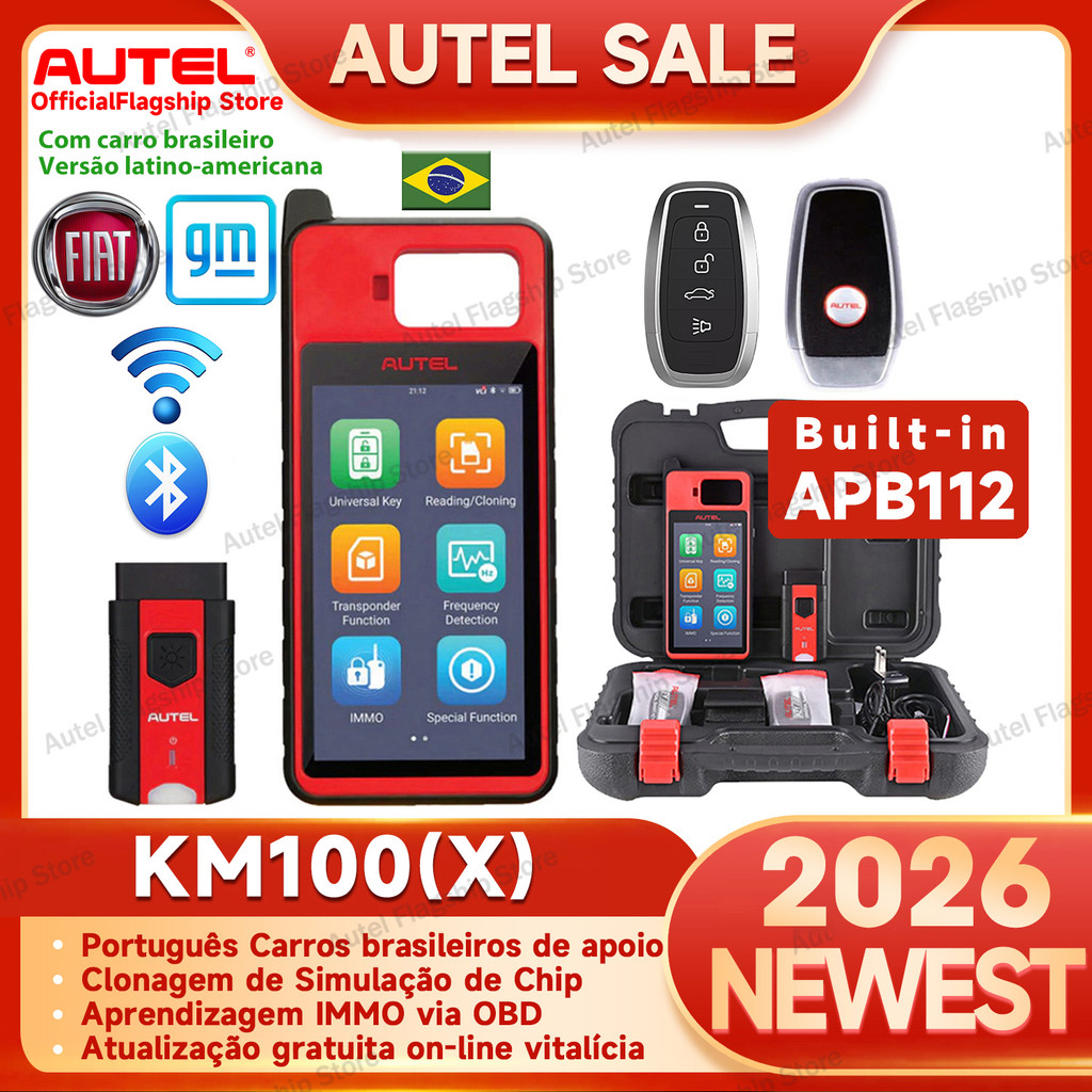 Best Price Autel MaxiIM KM100 Key Fob Programmer Immobilizer Tool Key Creation IMMO Learning Chip Re