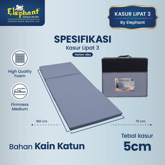 Kasur Lantai Lipat Tiga Elephant