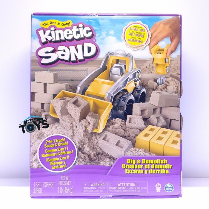 Kinetic Sand Dig & Demolish Truck Playset