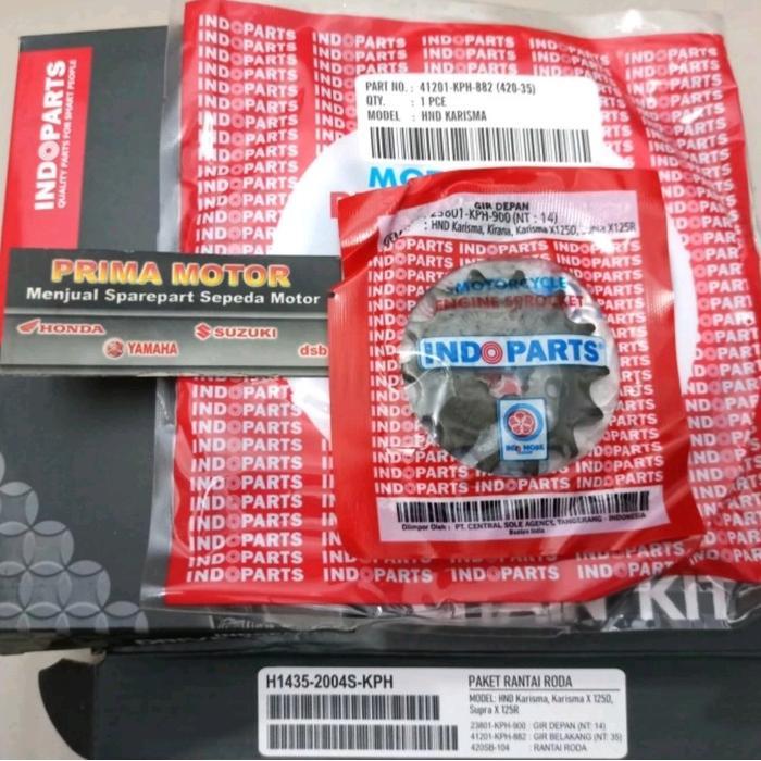 Gear Set Supra X 125 Karisma Indopart Gir Set Supra X 125 Indopart