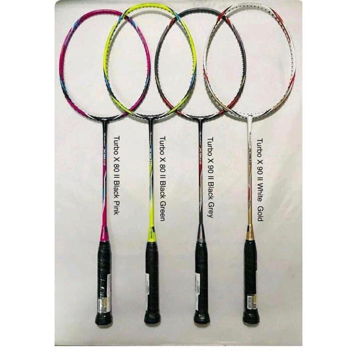 Promo Raket Original Lining Turbo X 80 Ii Dan 90 Ii Batangan