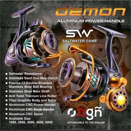 Reel Oxgn Demon Gen 4 (1000-6000) Saltwater 12+1 Bb