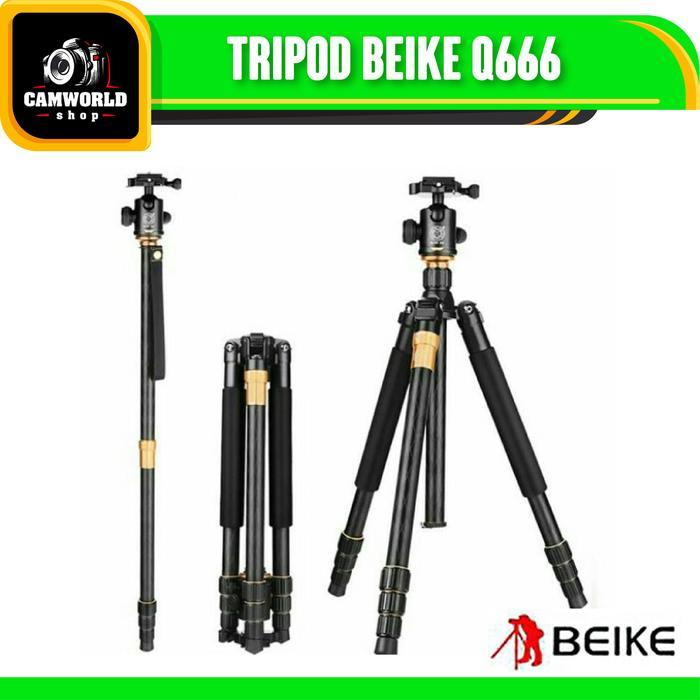 Tripod Beike Q666 Tripod Foto Kamera Camera Holder Beike BK666