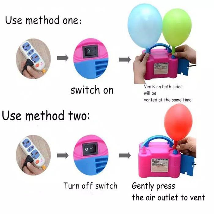 Pompa Balon Elektrik / Pompa Peniup Balon Otomatis / Mesin Pompa Tiup Balon / Electric Baloon Pump /