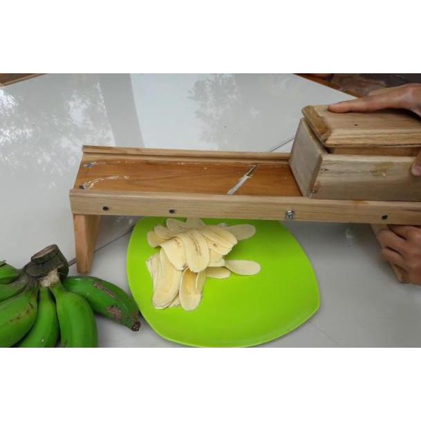 Alat Pengiris Keripik Pisang ,Perajang Kentang Manual, Pemotong Gedang