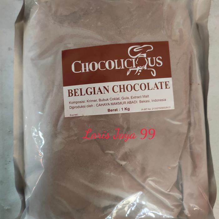 BUBUK COKLAT BELGIAN CHOCOLISIUS 1 KG