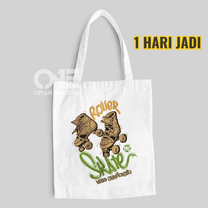 Tote bag Baby Canvas - Uk 35x45cm - Besar - Design Custom