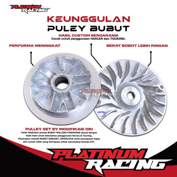 Paket Kirian Cvt Full Komplit Nmax 155 - Upgrade Cvt Yamaha Aerox Racing Ori - Nmax 2015 - 2019 By