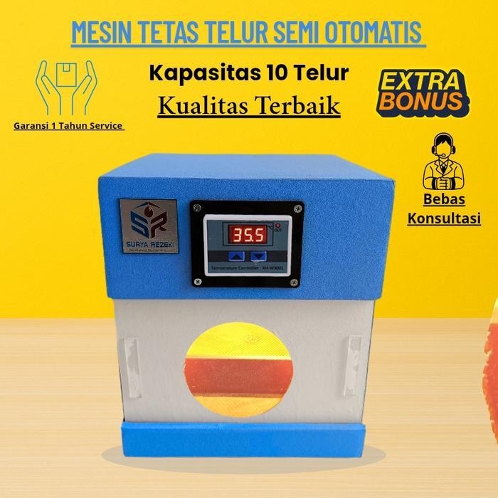 Mesin Tetas Telur Kapasitas 10 Telur Manual