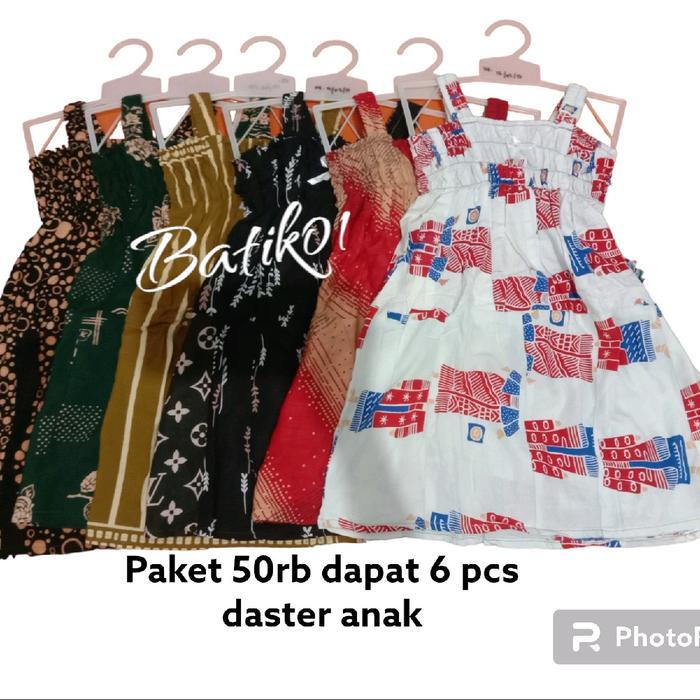 paket 6pc daster gandul anak usia 2-4tahun, dres semok anak Perempuan Bayi