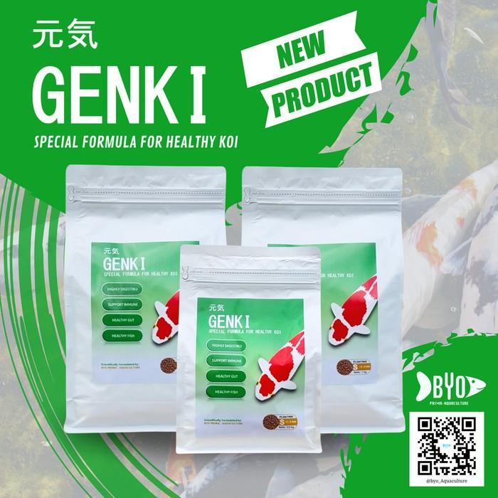 PAKAN KOI PREMIUM GENKI UNTUK KESEHATAN IKAN KOI PRIMA DENGAN PROBIOTIK & PREBIOTIK IKAN SEHAT TIDAK