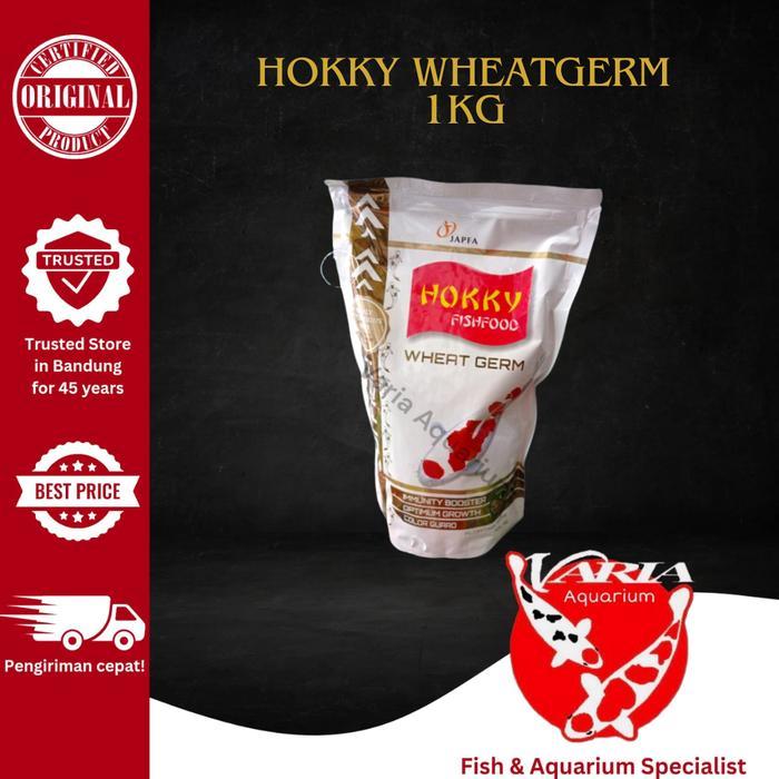HOKKY WHEAT GERM KOI 1KG PAKAN IKAN KOI HOKKY WHEATGERM