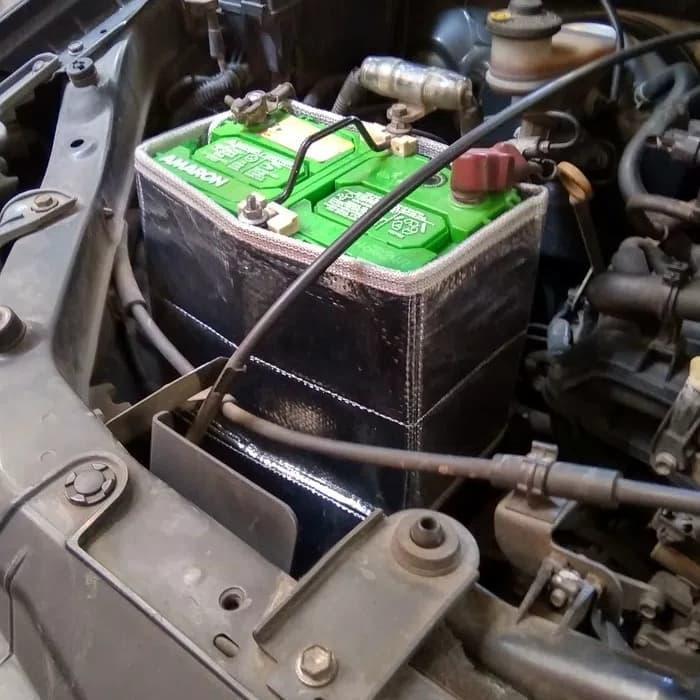 PEREDAM PANAS AKI DAN PELINDUNG ACCU MOBIL HONDA BRIO