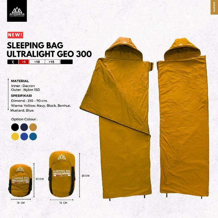 SLEEPING BAG ANGSANA GEO 300 COMPRESSION SACK Limited Edition