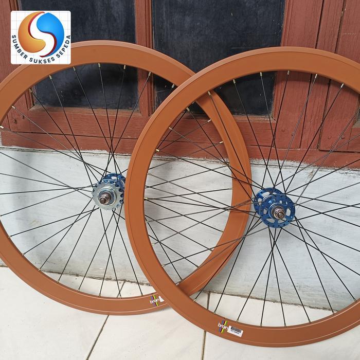 wheel set sepeda fixie 700c merk Viva pro hub doltrap fix gear