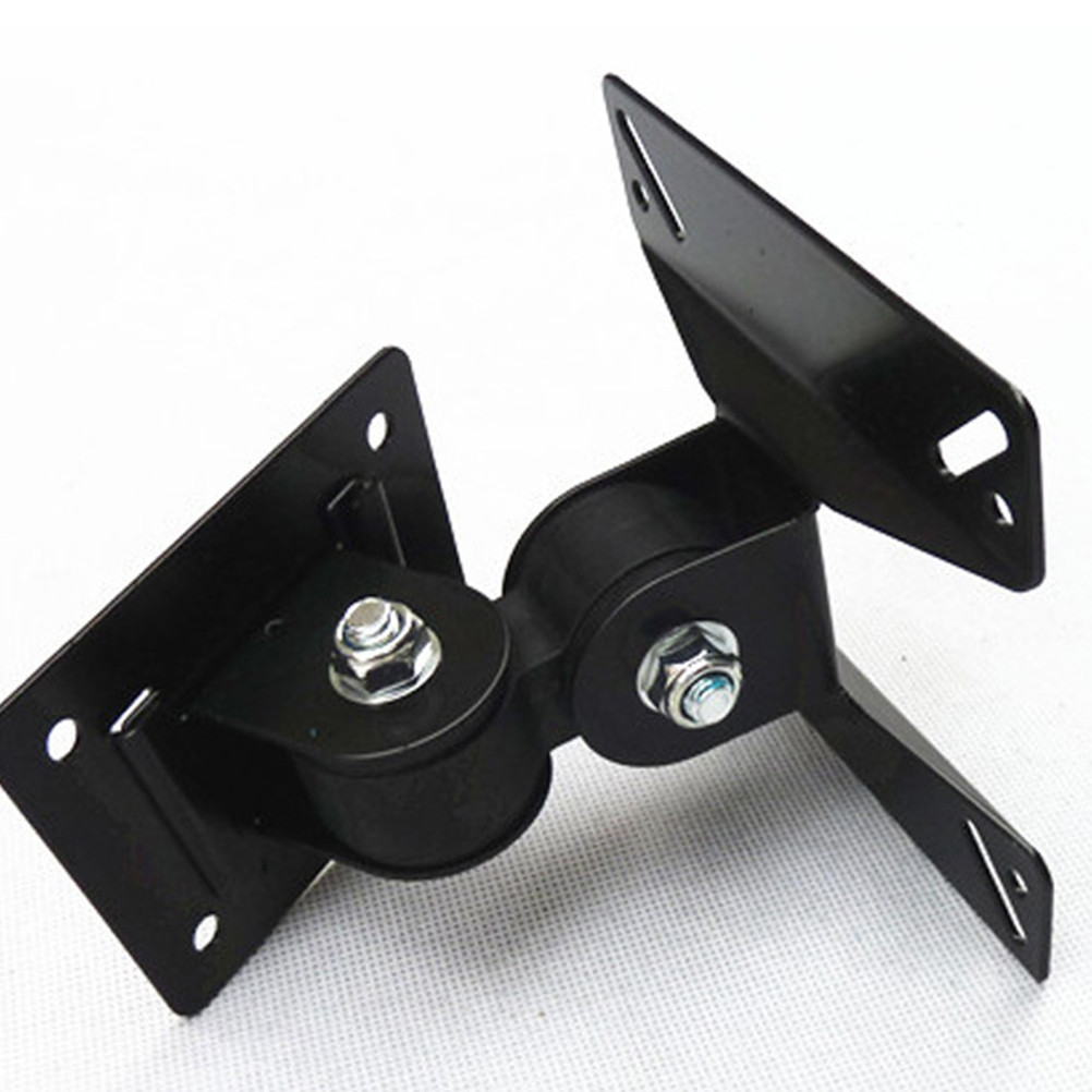 1 set 1 Set Of Wall Mount Bracket Black Universal Support For Flat Panel Tvs, Rotating Wall Mount