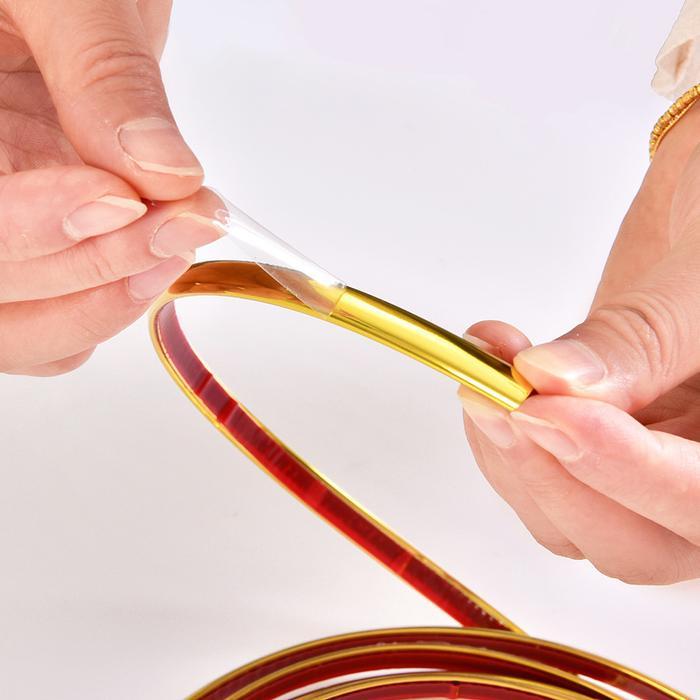 List Emas Gold Silver Hitam Dekorasi Aksesoris Dinding 3D Sticker Pinggir Wallpaper Bingkai