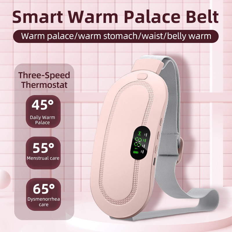 Palace-Style Heating Massage Belt 3 Temperature Settings+3-Second Rapid Heating Relieves Menstrual