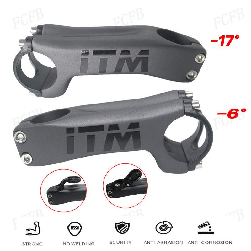 ITM carbon stem Bicycle road mtb Stem -6-17 Mtb mountain bike 70/80/90/100/110/120/130mm road Bike